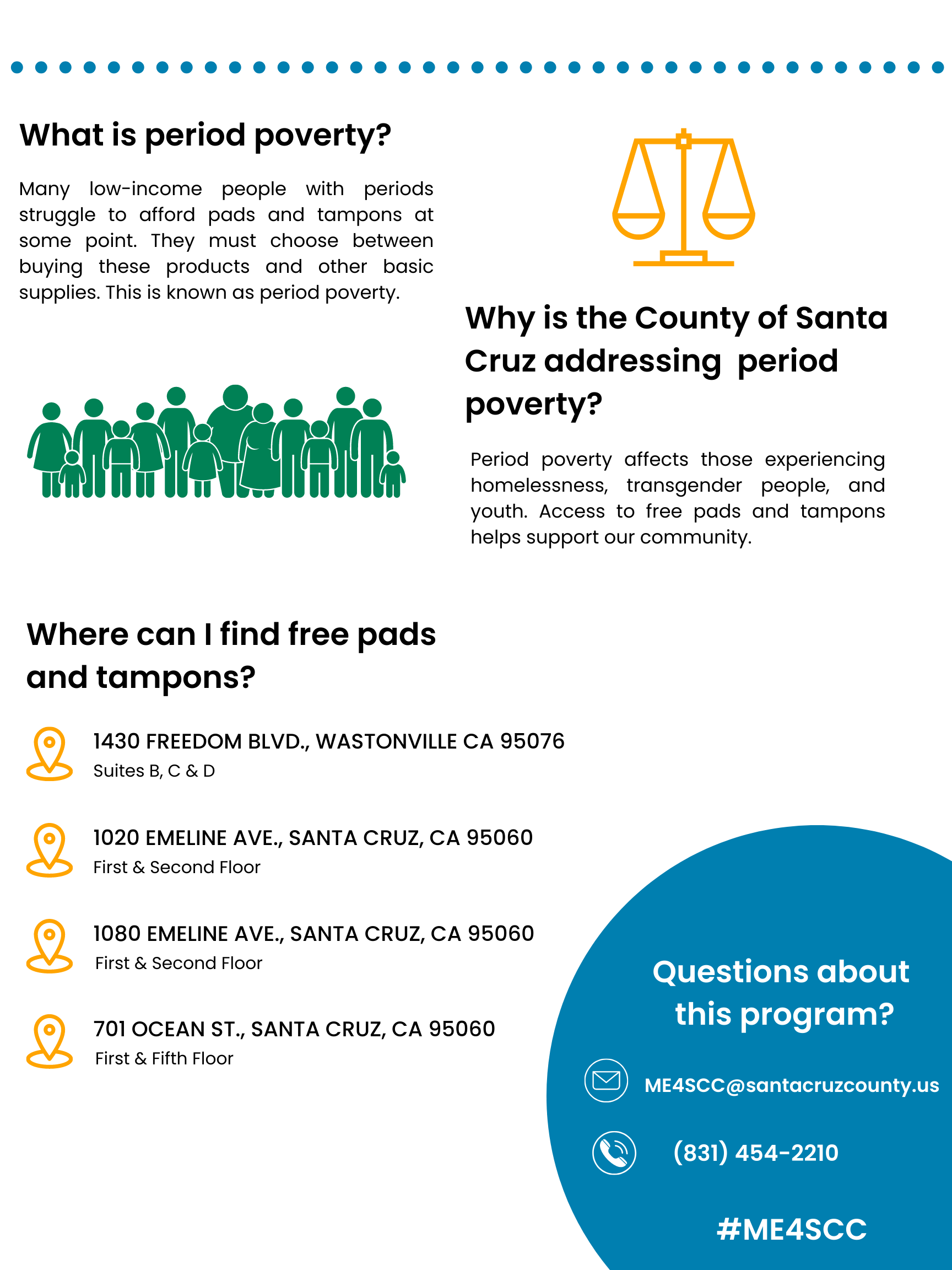 Menstrual Equity for Santa Cruz County